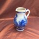 Old sandstone pitcher signed cobalt color and light gray dimension: height -22.5 cm- width -18.5