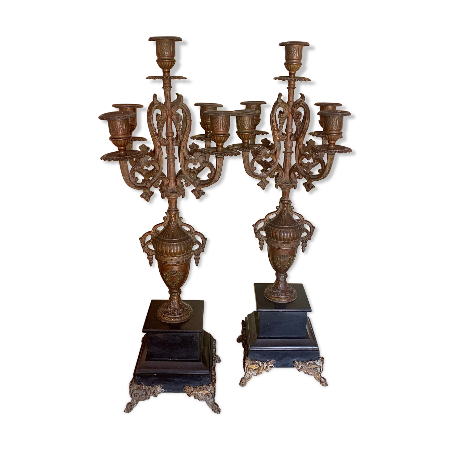 Pair of candelabras