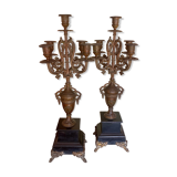 Pair of candelabras