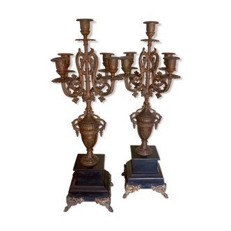 Pair of candelabras