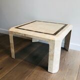 Pair of Sofa Ends Made Of Marble Wafers And Brass Net. French work. Ve