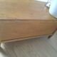 Coffre bois et rotin vintage