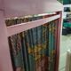 Ancient screen with four roses 50s