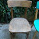 Lot of four old bistro chairs