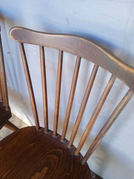 Pair of Baumann chairs, Menuet model, 1960/70