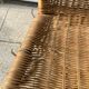 Fauteuil en osier vintage