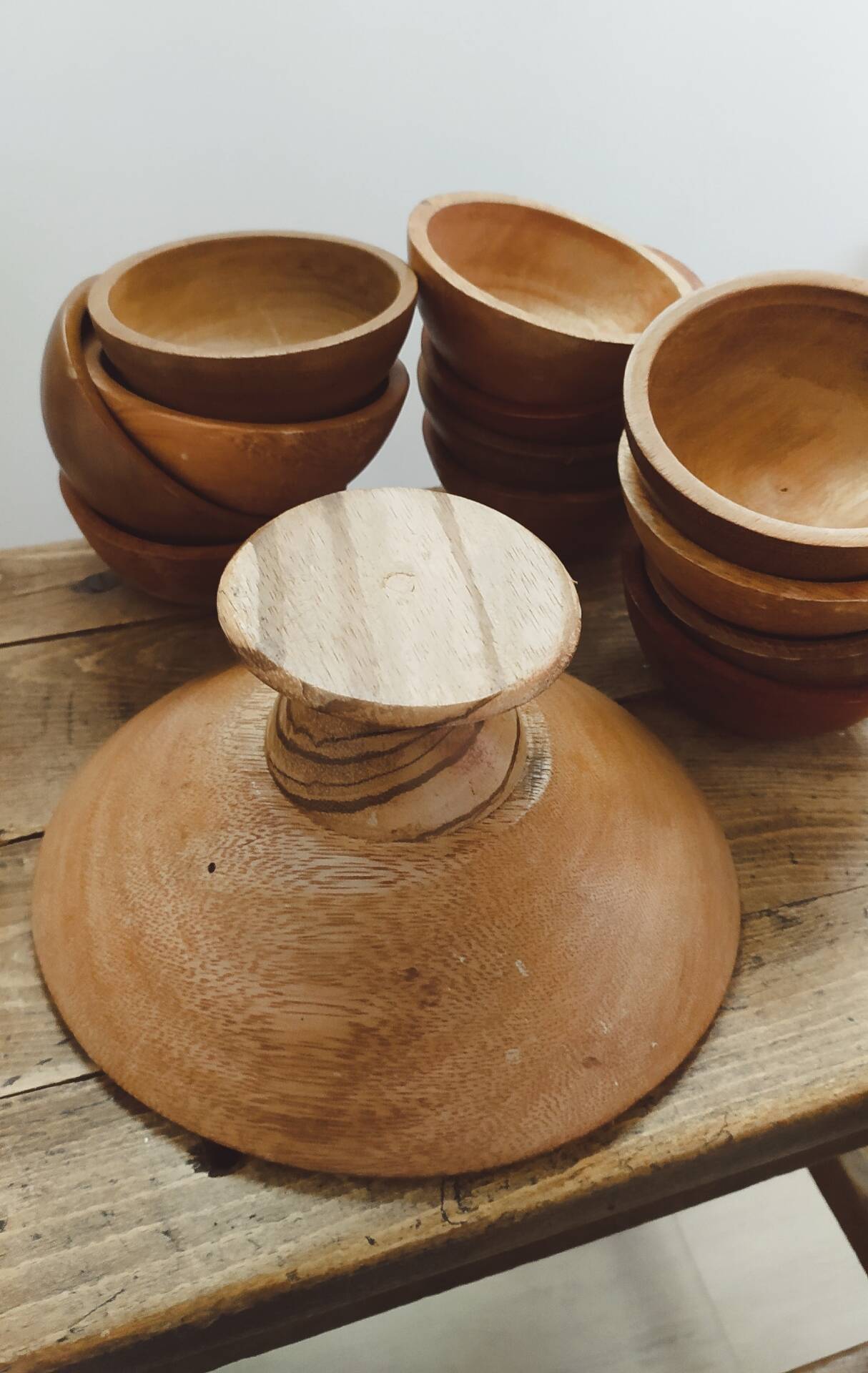 Cups and bowls • Wooden aperitif set • Cameroon