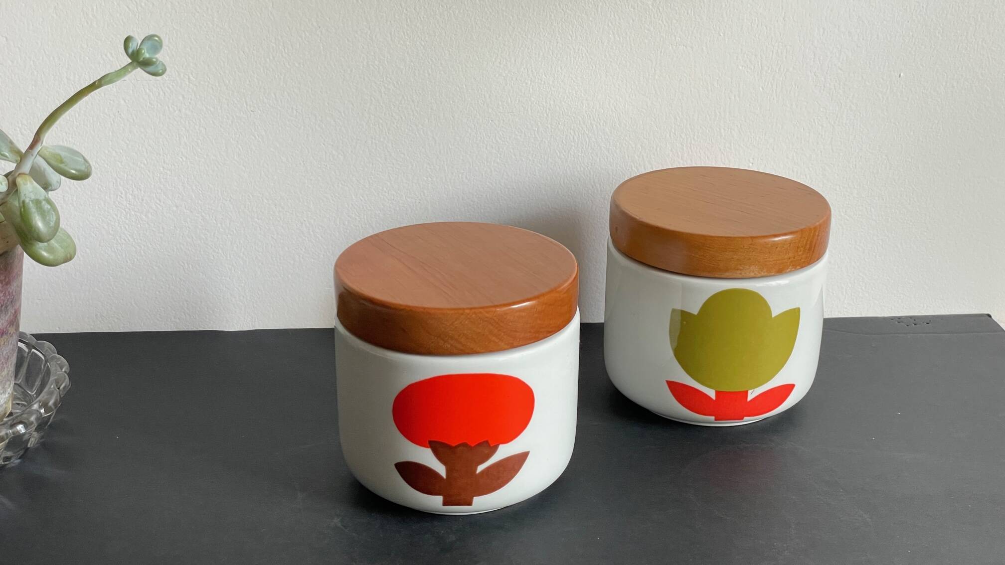 Jars franco pozzi - made in italy vintage