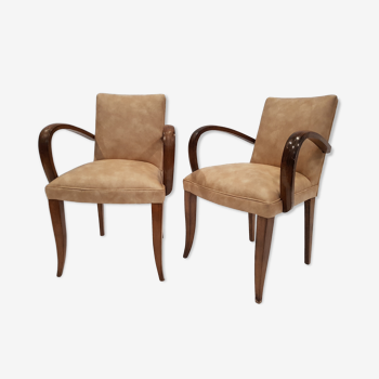 Pair of bridge chairs, 50s