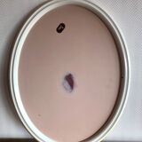 Tiger vintage oval mirror