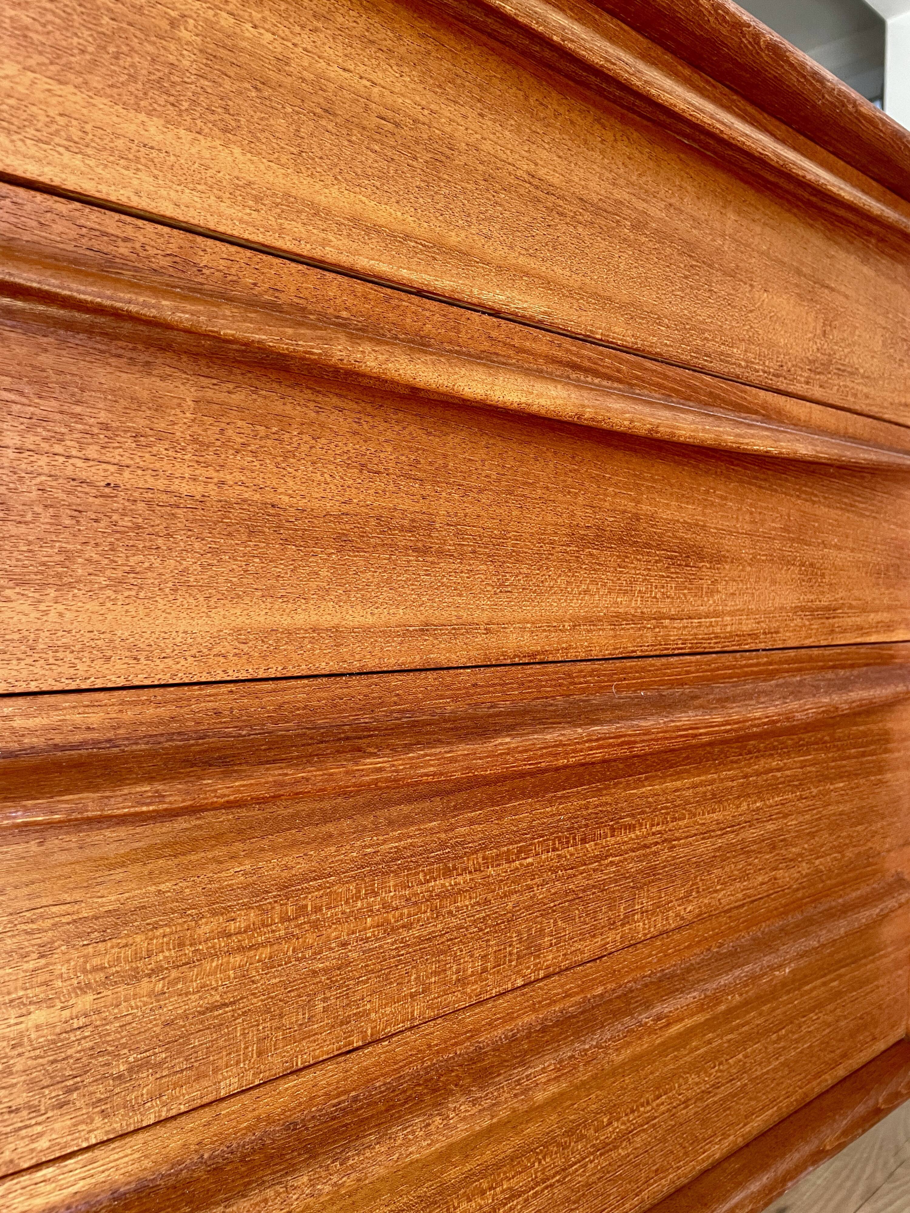 Vintage Scandinavian teak row by Bernhard Pedersen for Samcom, 1960s