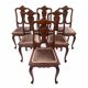 Set of six antique chairs from around 1900, France. After renovation.