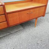 Vintage chest of drawers 3 drawers 1 flap