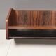 Wall-mounted bedside table in rosewood, Danish 1960-70s.