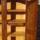 solid walnut wardrobe in Louis XV style