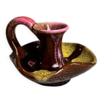 Vallauris ceramic hand candle holder