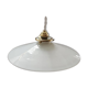 Old lampshade suspension opaline white smooth tbe art deco 1940 Ø 26 cm TBE