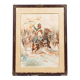 Ancient Military Tableau - Capture of a Prussian Flag After Édouard Detail