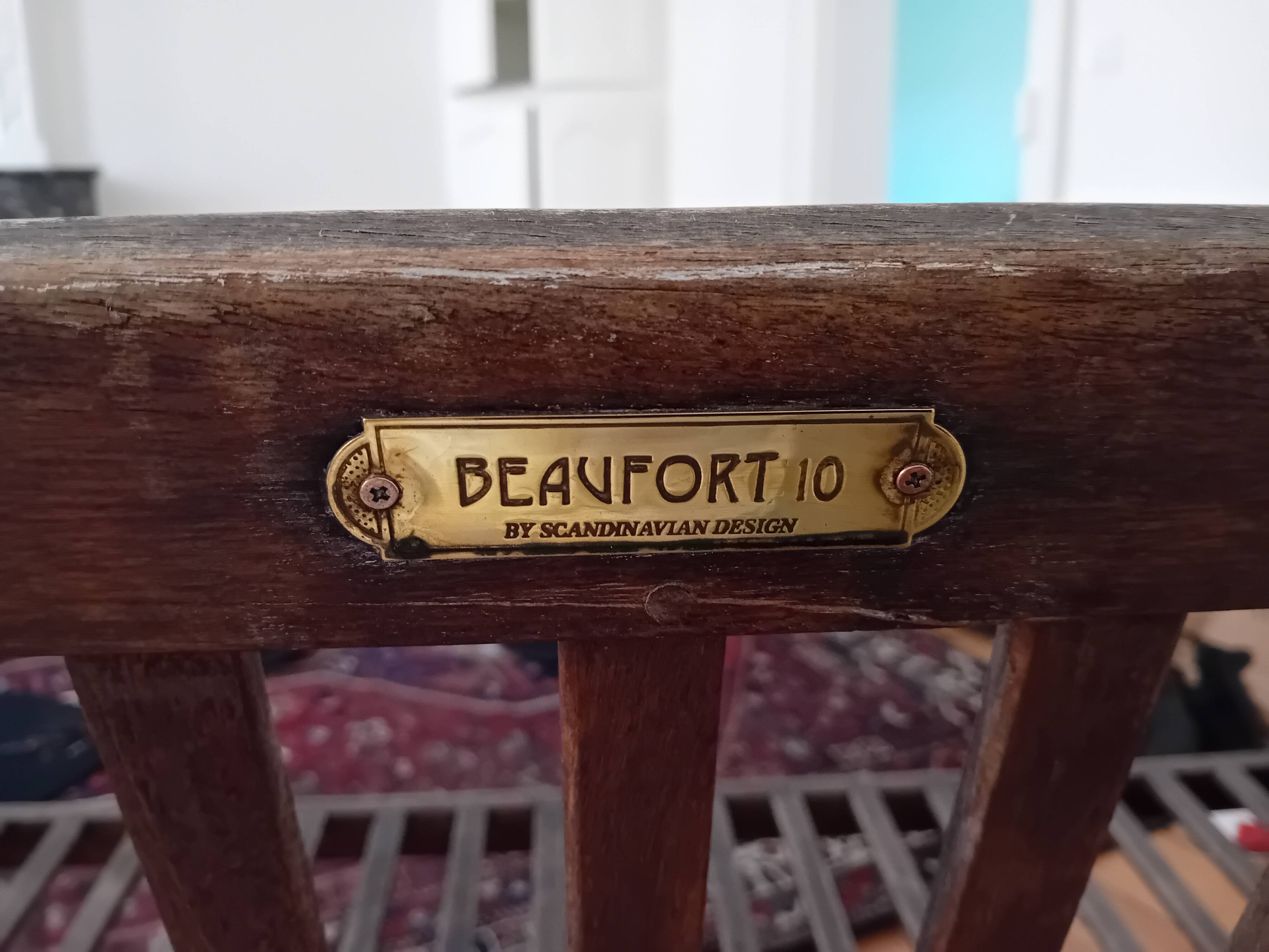 Banquette de jardin