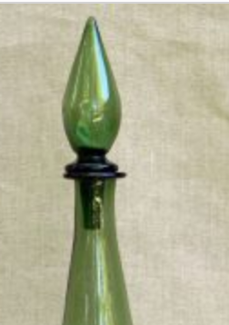 Blown glass carafe