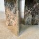 Table d'appoint ou table basse en marbre multicolore, Italie, années 1970