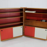 Teak folding bar by Johannes Andersen, Denmark 1960
