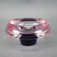 1960s Czech Pink and Blue Sommerso Glass Ashtray by Hospodka