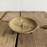 Solid brass candle holder, 1950