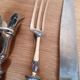 ervice à gigot manche en corne vintage