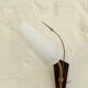 Pair of vintage tulip wall lamps 1950