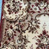 Aubusson-style mechanical carpet in 67x135 cm wool