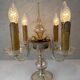 Murano 4-arm candelabra table lamp