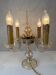 Murano 4-arm candelabra table lamp