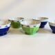 Set of 6 vintage Saturnia Italian porcelain bowls