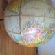 Small terrestrial globe world map of girard and barrère - year 60's