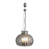Four-light glass pendant lamp, Glashütte, Limburg, 1970s, pendant, ceiling light