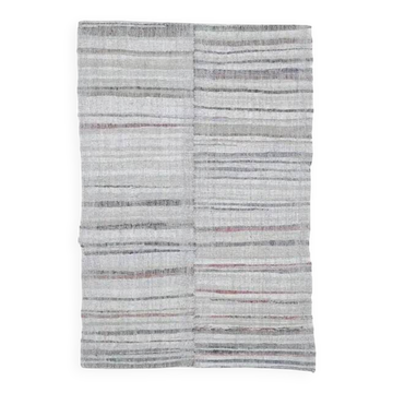 Turkish Vintage Handmade Wool Kilim Rug 176x255