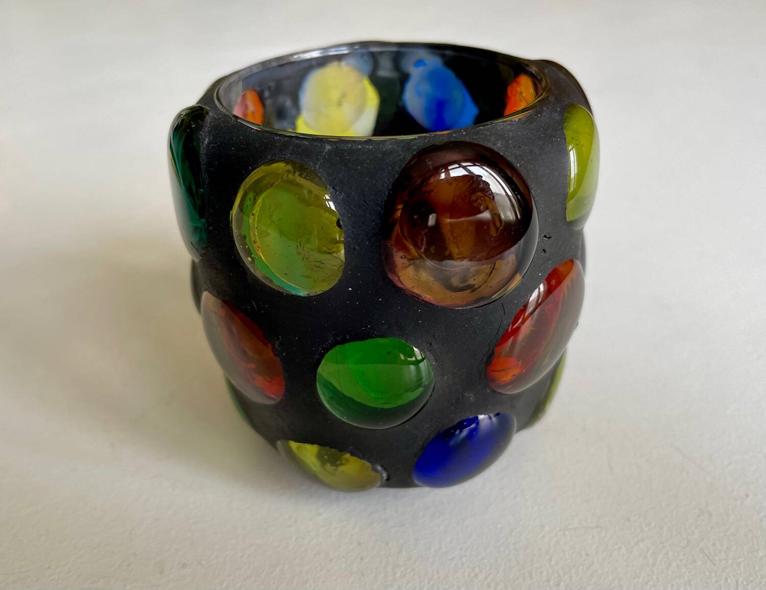 Empty pocket and tealight holder from the 70s