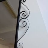 Mid-century 1970s wall mirror