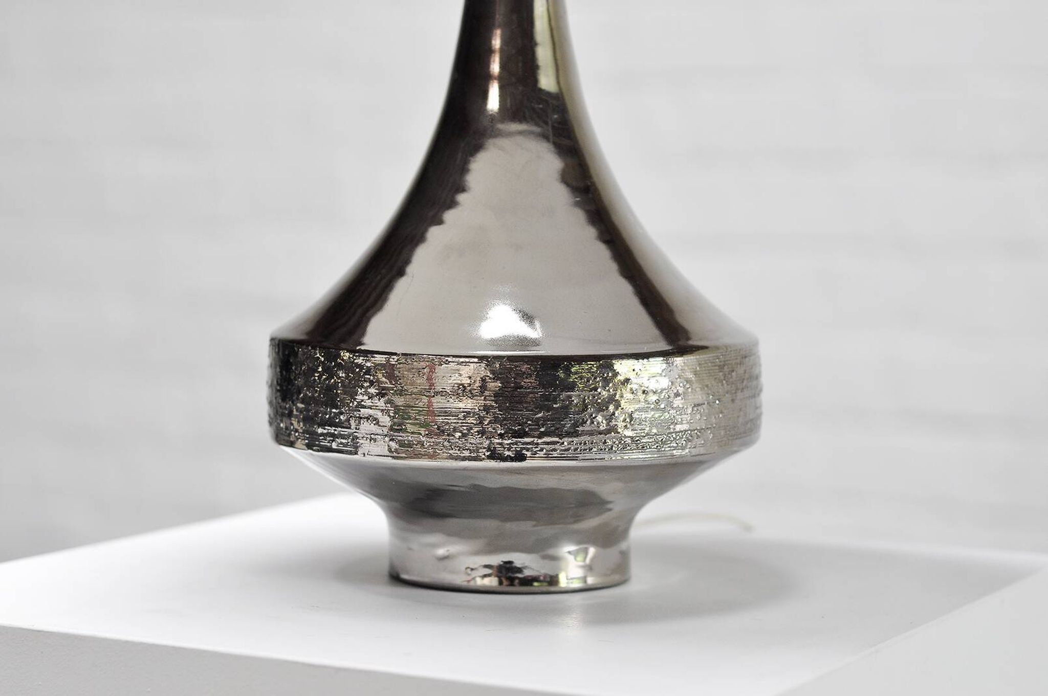 Vintage ceramic table lamp 1970s