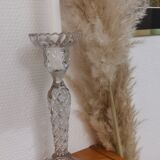 Portieux candle holder in molded glass