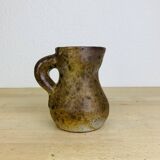 Vintage pyrite stoneware pitcher