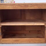 Industrial wood storage cabinet