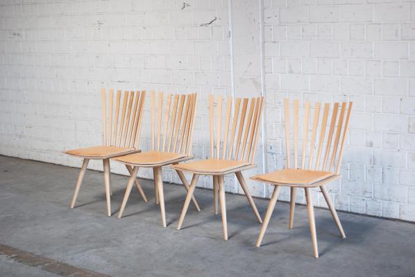 Lot de 4 chaises de salon mikado par Foersom & Hiort-Lorenzen pour Fredericia, 1999