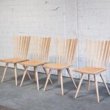 Lot de 4 chaises de salon mikado par Foersom & Hiort-Lorenzen pour Fredericia, 1999