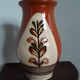 Pitcher vase signed Sitar glazed ceramic origin Romanian origin