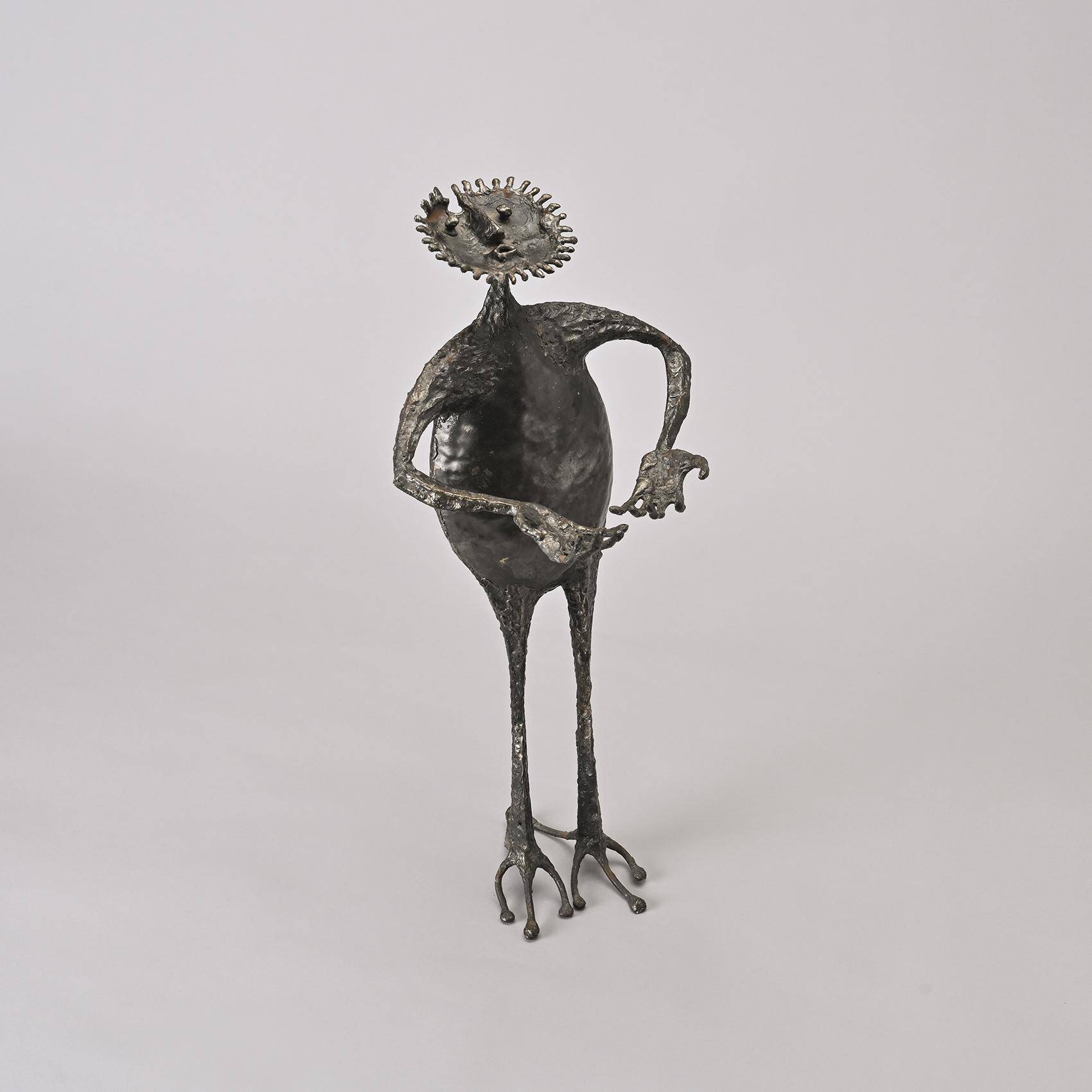 Anthropomorphic sculpture by Michel Anasse, France circa 1965