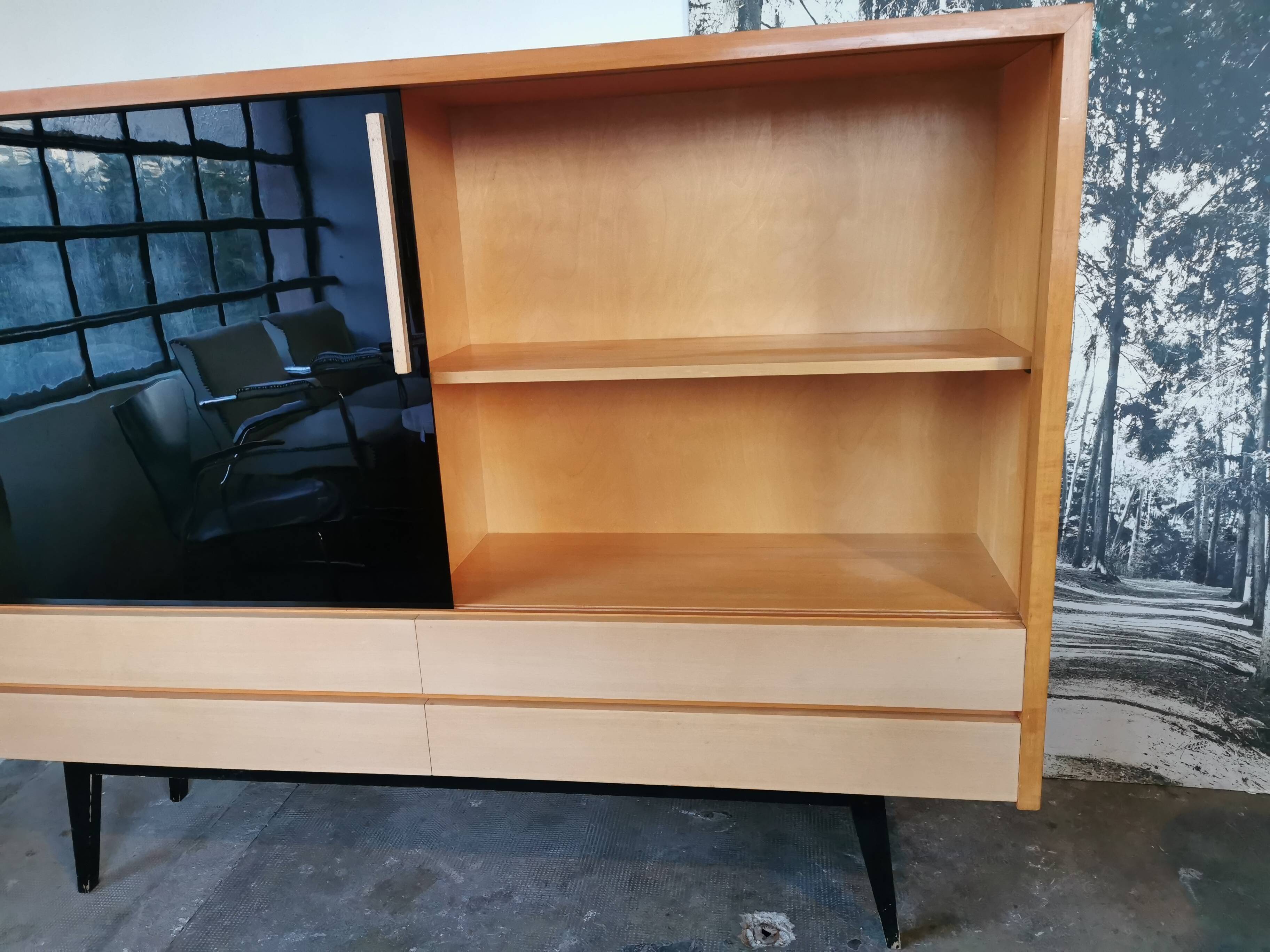 Library, display case from the 60s