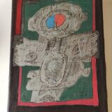 Peinture Art abstrait/Huile sur toile. Style Augustin Ubeda. 32 x 24cm