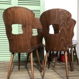 4 Baumann Gentiane chairs